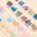 NICENEEDED 24 Grids Seashell Nail Art Nail Flakes Irregular Abalone Seashell Nail Art Slices Colorful Mermaid Nail Jewels Sequins Nail Charms for Women Nail Decoration - Buy Online on GoSupps.com
