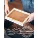 Waterproof Paper Making Screen Kit - Handmade A5 Paper Crafting Set with Wood Deckle, Mesh Screen, Sponge, and Video Instructions - Buy Online on GoSupps.com
