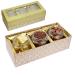 Jaiccha Ghasitaram Chocolate Hamper- Box with 3 Jars of Chocolate Coated Almonds Rice Crispies and MEWA Bites |Gift for Diwali Holi Rakhi Valentine Christmas Birthday Anniversary Her Him|