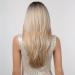 HAIRCUBE Long Blonde Synthetic Lace Wig for Women with Dark Roots - Buy Online on GoSupps.com