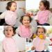 Budding Bear 100% Organic Cotton Bibs - 5-Pack Unisex Baby Bibs with Terry Back & Adjustable Snaps (0-36 Months) - Pink - Buy Online on GoSupps.com