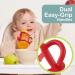 3-Pack Dr Brown Narrow Bottle Handles - Easy Grip BPA-Free Silicone - Red, Green, Blue - Buy Online on GoSupps.com