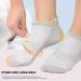 Yaniky Sneaker Socks for Men & Women - 6 Pairs Breathable Cotton Sports Socks Comfortable Unisex Running & Padded Short Half Socks (Sizes 35-50) - Gray - Buy Online on GoSupps.com