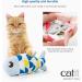 Catit Groovy Fish Toy - Interactive Motion Activated Flipping Fish Cat Toy Blue - One Size - Buy Online on GoSupps.com
