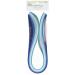 Quilled Creations QQ25-521 Mixed Color Quilling Paper 1/4-Inch Blue 100 Per Package