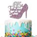 Tenhaisi Purple Sliver Glitter 65 & Fabulous Lady Cake Topper Happy 65th Birthday Party Decoration for Women Cheers to 65 Years 65th Birthday/Wedding Celebration/Anniversary Party Supplies (65)