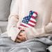 American Flag Hot Water Bottle - Pain Relief & Cramps - Rubber Bag for Hot/Cold Therapy & Foot Warmer - Buy Online on GoSupps.com
