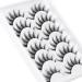Pleell Manga Eye Natural Look False Eyelashes - 6 Pairs Pack, Faux Mink Wispy Fluffy Anime Lashes - 7-16mm - Buy Online on GoSupps.com
