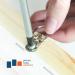 D Ring Picture Hangers with Screws - 100 Pack - Bulk D Rings - Pro Quality d-Rings - Picture Hang Solutions - Buy Online on GoSupps.com