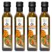 Health Seed Health Seed 4 x 500 ml / 2 liters Unfiltered Sea Buckthorn Oil 100% Pure Cold-Pressed Glass Bottle Producer's Freshness