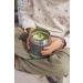 Buy B aba Insulating Thermal Container for Kids - 300ml 100% Airtight Stainless Steel Double-Walled - Ideal for Hot & Cold Meals - Mineral Gray/Sage Green - Buy Online on GoSupps.com