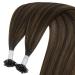 Youngsee Bondings Extensions | Real Hair Brown Ombre U Tip | 45cm Remy Hair | Hot Fusion 50g #2/2/6 - Buy Online on GoSupps.com