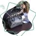Badabulle Glossy Changing Bag - Stylish Black Baby Nappy Bag for Pram - Buy Online on GoSupps.com