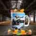 Planes Trains and Automobiles Classic Car Icons Personalised Mug with Choice of Sweets Gift - Buy Online on GoSupps.com