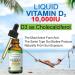 High-Potency Vitamin D3 Liquid Drops 10000 IU - Bone Strength & Immune Booster - Orange Flavor - 30 Servings - Buy Online on GoSupps.com
