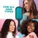 The Knot Dr. Mini Hair Brush for Wet and Dry Detangling | Removes Knots and Tangles | All Hair Types | Black/Blue - Mini - Buy Online on GoSupps.com