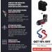 78 Heavy Duty Moose Knee Wraps for Weightlifting - Joint Stability & Injury Prevention - Cross Training & WODs Support - Compression & Elastic Black Pair - Buy Online on GoSupps.com