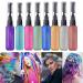 Hair Chalks for Girls 8 Coloured Hair Dye Temporary Washable Hair Spray Colour for Kids Men and Woman - Buy Online on GoSupps.com
