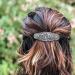 Hand Crafted Flowers Hair Clip with Large Metal Barrette- Made in the USA by Oberon Design - Buy Online on GoSupps.com