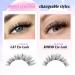 Lash Clusters 72Pcs Eyelash Extension Individual Volume Lashes 10-12-14-16MM D Curl DIY Fluffy Extension by JIMIRE - Cluster Lashes in Boxes - Buy Online on GoSupps.com