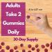Herman Organic Zinc Elderberry Gummies with Vitamin C - Immune Support Supplements for Adults - Gummy Vitamins for Women and Men - Buy Online on GoSupps.com