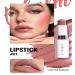 Nude Pink Hydrating Tinted Lip Balm & Velvet Lipstick - Vitamin E Core Lip Shine Buildable Glossy Lip Gloss (#01 - Buy Online on GoSupps.com
