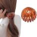 mlloaayo hair clips women simple head accessories box collar buckle balls hairpise pony panshock hairpin bird nest shape hair jewelry orange