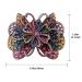 4PCS Rhinestone Flower Hair Barrette Clips - Spark Hair Accessories for Women - Butterfly and Flower Design - Ideal for Thick or Thin Hair - Buy Online on GoSupps.com