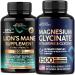 NUTRAHARMONY Lions Mane & Magnesium Glycinate with Glycine Capsules