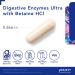 Pure Encapsulations Digestive Enzymes Ultra with Betaine HCl | Vegetarian Support for Protein, Carbohydrate, Fat, Fiber, and Dairy Digestion | 180 Capsules - Buy Online on GoSupps.com