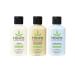 Hempz Original, Sweet Pineapple & Honey Melon, and Triple Moisture Travel Size Moisturizers, Pure, Natural & Herbal Hemp Seed Lotion for Dryness, 2.25oz, 3-Pack Bundle