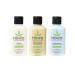 Hempz Original, Sweet Pineapple & Honey Melon, and Triple Moisture Travel Size Moisturizers, Pure, Natural & Herbal Hemp Seed Lotion for Dryness, 2.25oz, 3-Pack Bundle