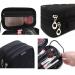 ONEGenug Double Layer Makeup Bag with Mirror - Stylish Black Cosmetic Bag for Women | 20x12x8 cm | International Shipping Available - Buy Online on GoSupps.com
