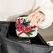 GIAPB Period Bag - Sanitary Napkin Storage & Travel Makeup Pouch - Bird Rose Flower Color - Buy Online on GoSupps.com