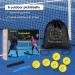Yellow Outdoor Pickleball Balls 6-Pack - High Bounce & Durable with 40 Holes - Ideal for All Pickleball Paddles - Includes Carry Bag & Handle Straps - Buy Online on GoSupps.com