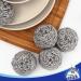 Mr. Siga 12 Pack Stainless Steel Pop Cleaner Sponge Brush - Kitchen Scourer & Spiral Cleaning Tool for Pots - 30g Each - Buy Online on GoSupps.com