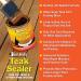 STAR BRITE Teak Sealer - Marine Grade Formula - 3 Colors & Sizes - Protects Outdoor Wood from Water, Weathering & UV Fade - 32 Oz Quart - Buy Online on GoSupps.com