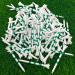 NorthPointe Four Leaf Clover Shamrock Plastic Golf Tees - White/Green (100 Pack) - Buy Online on GoSupps.com