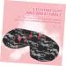 Mikinona Lace Flower Eye Mask Polyester Goggles Soft Travel 22x9x0.8cm Black - Buy Online on GoSupps.com