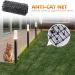 Cat Scat Mat with Spikes 78.7inch Animal Spikes Repellent Mat Plant Protection Net Cat Deterrent Devices with Garden U Shape Pegs and Twist Ties for Outdoor Garden Fence - Buy Online on GoSupps.com