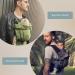 Hoppediz Bondolino Plus Baby Carrier - Comfortable Front & Back Carrier for Newborns - All Black Design - Buy Online on GoSupps.com