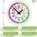 EasyRead Time Teacher Kids Wall Clock - Rainbow Face (29cm) for Classroom and Home-schooling - Buy Online on GoSupps.com