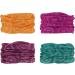 Buy Smehcf 4 Multi-Purpose Bandanas - Breathable & Washable Headbands for Men & Women | Reusable Storm Hood Hair Scarves Face Masks in Red Yellow Purple Blue | International Shipping Available - Buy Online on GoSupps.com