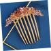 Angoily Opal Comb Wedding Hair Accessories for Brides Tooth Comb Hairbrushes for Woman Comb Wide Tooth Comb Hair Clip Hair Comb for Women Fine Tooth Alloy Small Comb Purple Metal - Buy Online on GoSupps.com