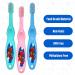 Set of 3 Cute Baby Toothbrushes - Soft Bristles for Boys and Girls | Great Gift for Toddlers - Buy Online on GoSupps.com