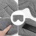 Modal Cotton Travel Sleep Mask Eye Mask with Longer Adjustable Strap for Women Men and Kids Fully Coverage with Earplugs Hanger and Travel Pouch Grey - Buy Online on GoSupps.com