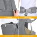 Buy Gagaku Baby Carrier for Newborns | From Birth to 12 Months | Face Forward & Back Carry | Easy-Wear Gray Baby Carrier - Buy Online on GoSupps.com