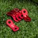 SATINIOR 20pcs Aluminum Guyline Cord Adjuster | Tent Tensioners for Camping | Red Circle Design - Buy Online on GoSupps.com