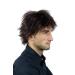 Shop Wig Me Up WL-0018-4/33: Men's College Rock Star Wig - Voluminous Dark Brown Reddish Brown Strands - Buy Online on GoSupps.com