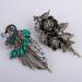 Vintage Metal Hair Clips Set of 2 for Women | Peacock & Flower Barrettes - Bridal Hair Accessories - Buy Online on GoSupps.com